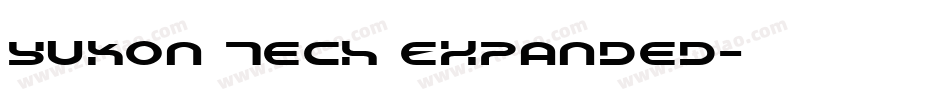 Yukon Tech Expanded字体转换